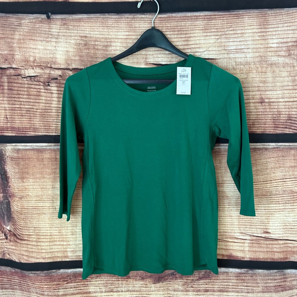 J. Jill 3/4 sleeve tee. Petite small